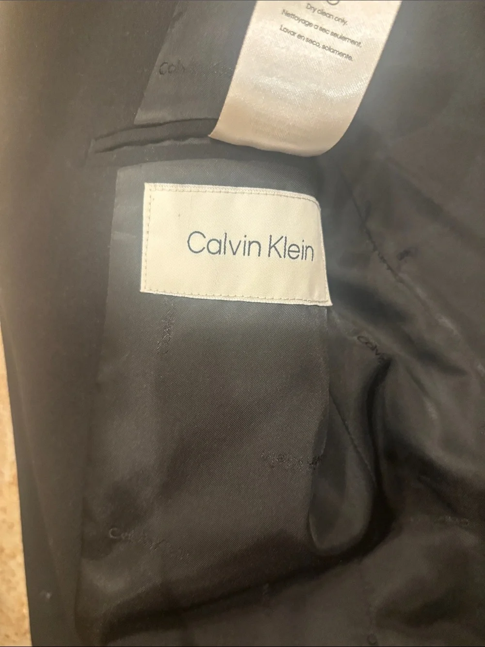 Calvin Klein kids Black Single-Breasted Blazer size 14